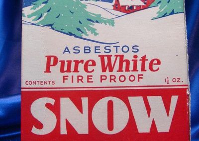 Asbestos Fake Snow