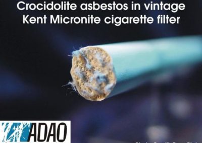 Asbestos in Cigarette Filters